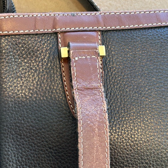 Vintage Bally Brown Woven Tote Bag. Good condition but zipper needs repair. - Picture 10 of 11